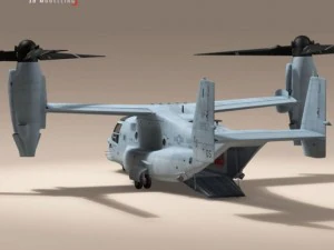 v22 osprey us marines 3D Model