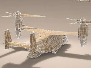 v22 osprey us marines 3D Model