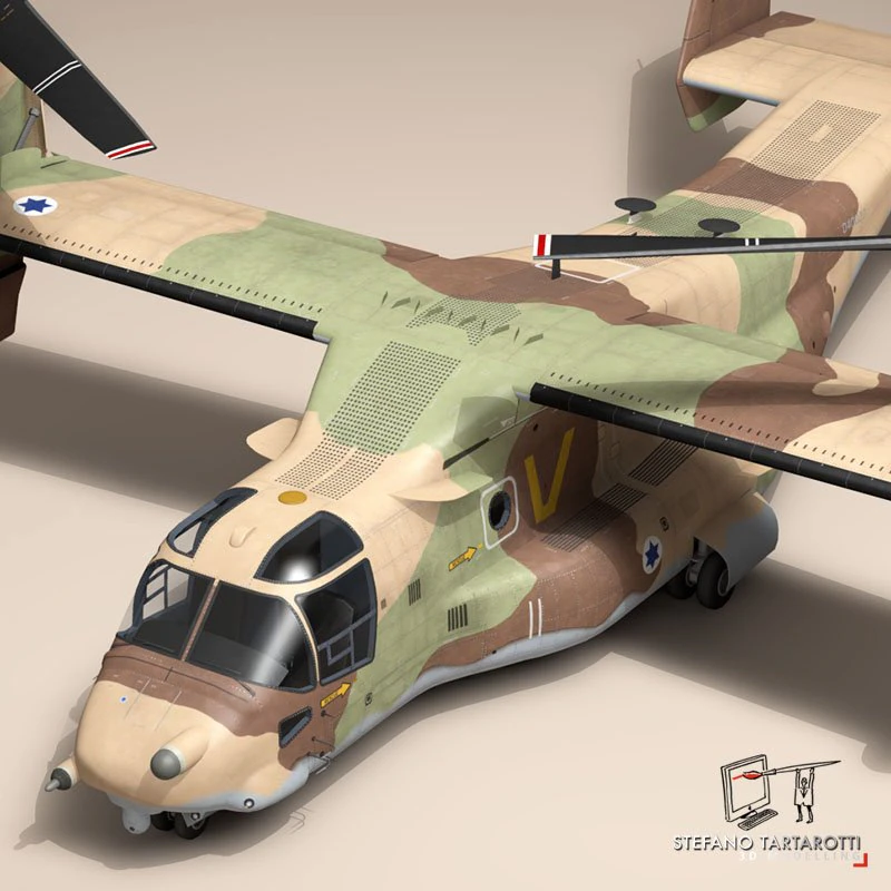 v22 osprey iaf 3D Model .c4d .max .obj .3ds .fbx .stl .blend 