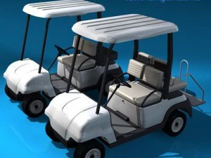 golfcart collection 3D Model