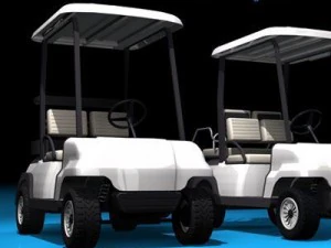 golfcart collection 3D Model