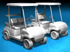 golfcart collection 3Dモデル