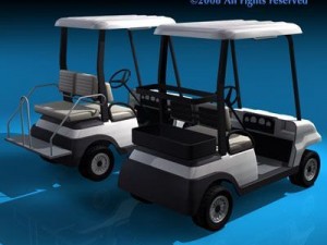 golfcart collection 3Dモデル