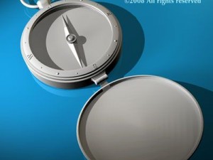 old compass 3Dモデル