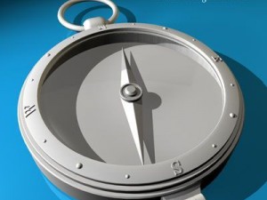 old compass 3Dモデル