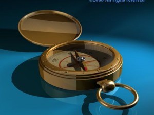 old compass 3Dモデル