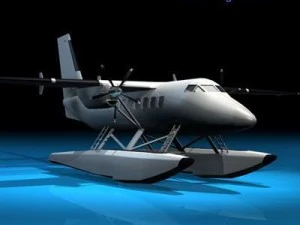 hidroavi&oacute;n Modelo 3D