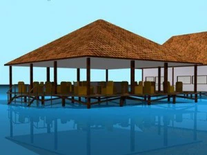 resort buildings 3D Model