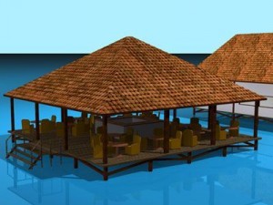 resort buildings 3D Model