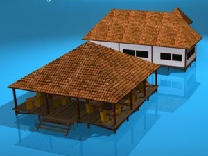 resort buildings 3D Model