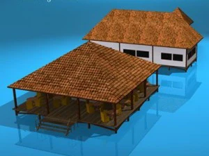resort buildings 3D Model