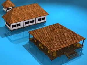 resort buildings 3D Model