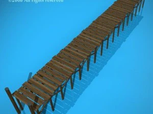 pontoon 3D Model