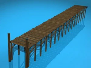 pontoon 3D Model