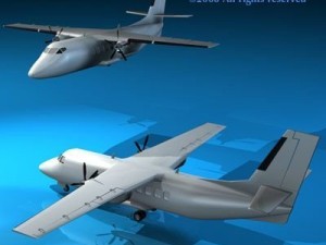 turboprop twin engine Modelo 3D