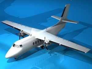 turboprop twin engine Modelo 3D