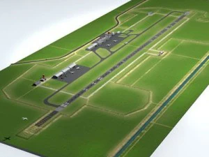 сценарій аеропорту 3D Модель