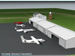 airport scenario 3D Model