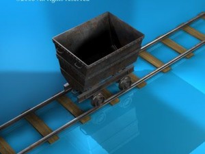 mine cart 3D Model
