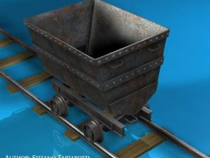 mine cart 3D Model