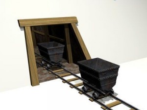 mine cave Modèle 3D