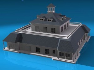 clubhouse Model 3D