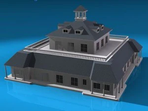 clubhouse 3D Model