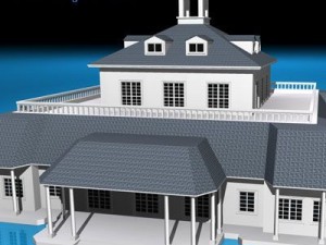 clubhouse Model 3D