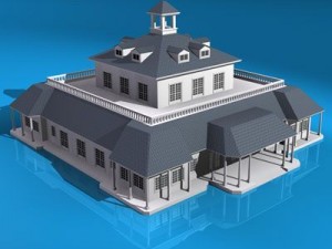 clubhouse Model 3D