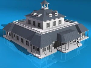 clubhouse 3D Model