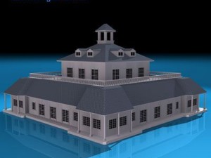 clubhouse Model 3D