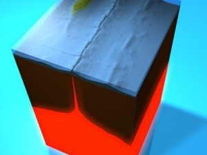ocean crust section 3D Model