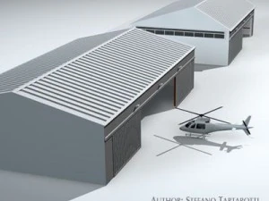 hangar aeroportuali Modello 3D