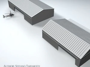airport hangars 3D Model