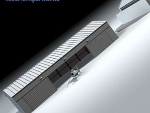 airport hangars Modello 3D