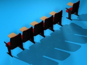 lecture hall chair Modèle 3D
