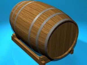 wine barrel 3D Model