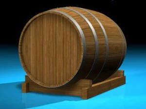 wine barrel 3D Model