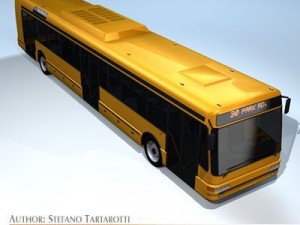 city bus2 Modello 3D