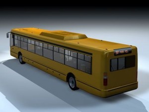 city bus2 Modello 3D