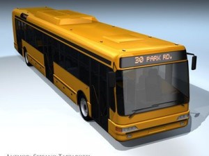 city bus2 Modello 3D