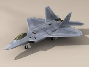 raptor f22 Modelo 3D