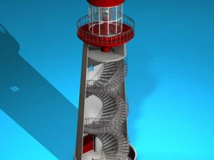 latarnia morska Model 3D
