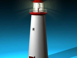 latarnia morska Model 3D