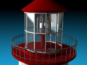 latarnia morska Model 3D