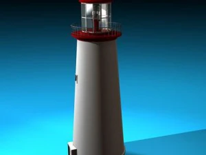 latarnia morska Model 3D