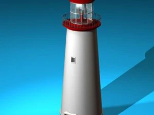 latarnia morska Model 3D