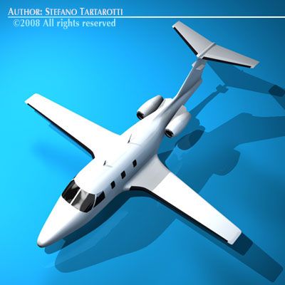 eclipse jet 3D Model .c4d .max .obj .3ds .fbx .stl .blend 