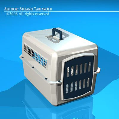 pet cage 3D Model .c4d .max .obj .3ds .fbx .stl .blend 