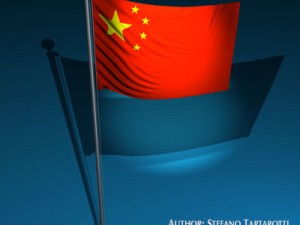 flag china 3D मॉडल